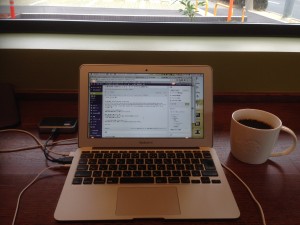 スタバでMacBook Air